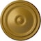 Ekena Millwork Reece Ceiling Medallion (Fits Canopies up to 2 3/8"), Hand-Painted Pharaohs Gold, 12"OD x 1 3/4"P CM12REPGS - alternate 1